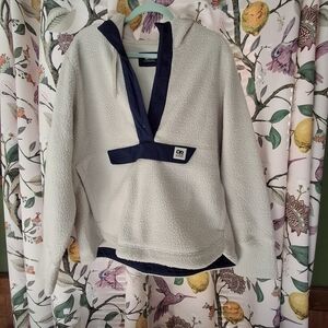 Outdoor Research Women's Cream and Navy Teddy Jacket